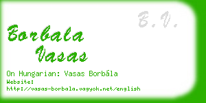 borbala vasas business card