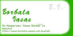 borbala vasas business card